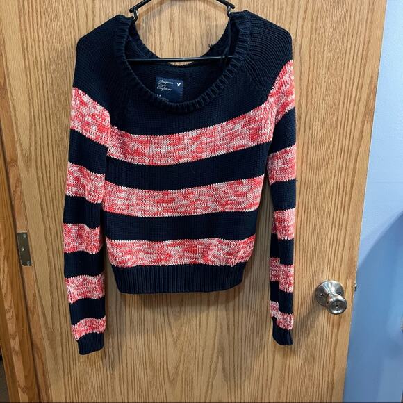 American Eagle Outfitters Striped Cozy & Thick Sweater Women's Size Small - Picture 1 of 6